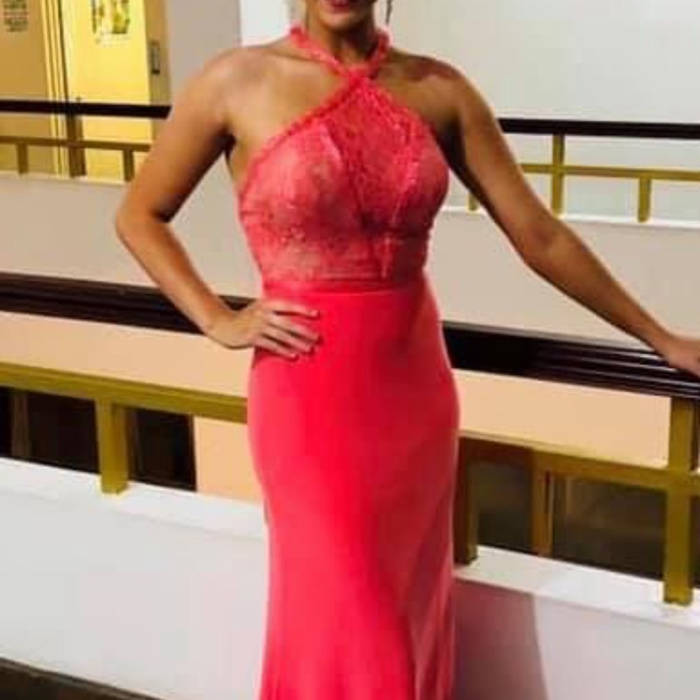 Coral Sherii Hill Dress